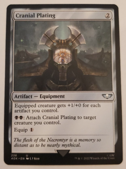 1x Cranial Plating Warhammer 40K Commander MTG Magic the Gathering NM - Image 1