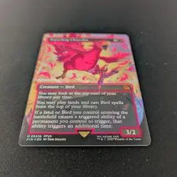MTG \>> Traveling Chocobo (Neon Ink Pink) (NM) <<// - Image 3