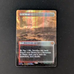 MTG \>> Arid Mesa (Dragonscale Foil) (NM) <<// Special Guests - 341 Trading - Image 1