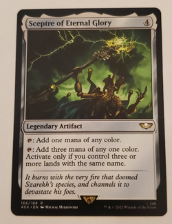 1x Sceptre of Eternal Glory Warhammer 40K Commander MTG Magic the Gathering NM - Image 1