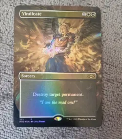 MTG - Vindicate - Foil Borderless Art - Modern Horizons 2 - Image 1