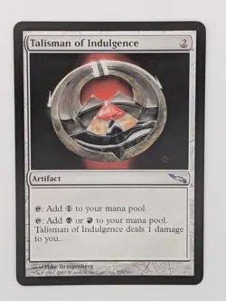 Talisman of Indulgence - NM - Mirrodin - MTG - Image 1