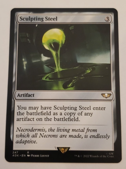 1x Sculpting Steel Warhammer 40K Commander MTG Magic the Gathering NM - Image 1