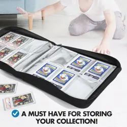 Graded Card Binder 60 PSA Slab Holder Album Storage Case MTG Zipper Book - Image 4