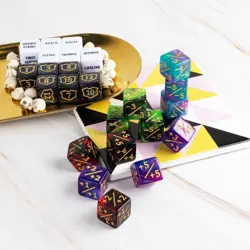 MTG Dice Counters Ability Keywords Tokens Shield Life Counter 6 Sided Dice 63Pcs - Image 3