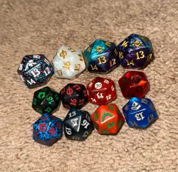 MTG Spindown Dice D20 Lot, From the Vault, Modern Horizons, Ravnica, More - Image 1