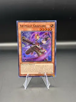 Yugioh Artmage Graflare DUAD-EN010 Duelist's Advance 1st Edition - Image 1
