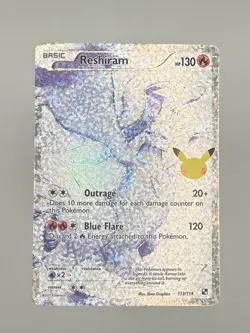 Pokemon Reshiram Full Art - Celebrations Classic Collection - 113/114 NM - Image 1