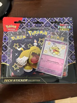 Pokemon Paldean Fates Tech Sticker Collection - NEW FACTORY SEALED - Greavard - Image 1