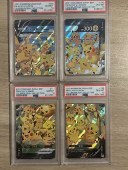 PSA 10 Set Pokemon Pikachu V-Union Celebrations Complete Set English - Image 1