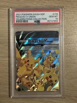 PSA 10 Set Pokemon Pikachu V-Union Celebrations Complete Set English - Image 2