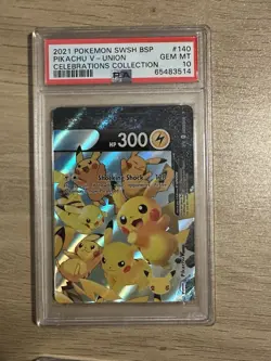PSA 10 Set Pokemon Pikachu V-Union Celebrations Complete Set English - Image 3