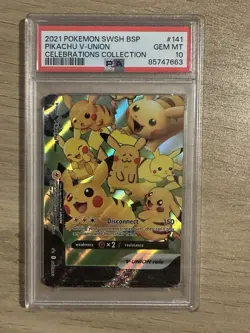 PSA 10 Set Pokemon Pikachu V-Union Celebrations Complete Set English - Image 4