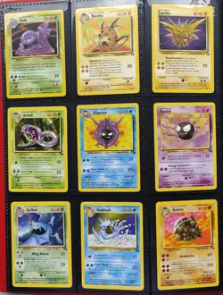 Complete Fossil Set Pokemon Cards 62/62 WOTC TCG 1999 Dragonite, Zapdos, Moltres - Image 4