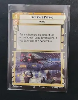 Commence Patrol 205/262 Star Wars Unlimited TCG Card JTL Near Mint NM - Image 1