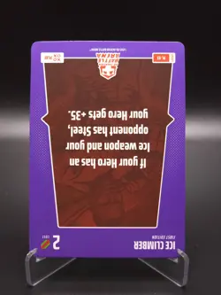 Ice Climber 2025 Bo Jackson Battle Arena Alpha Update Play Card #PL-93 - Image 3