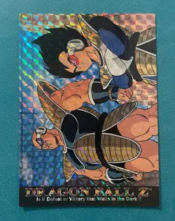 1996 Dragon Ball Z Card #08 Vegeta and Nappa Holo Foil CCG TCG - Image 2