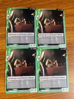Gundam TCG Card Game GD01 126 - Underground Desert Base - Playset - Image 1