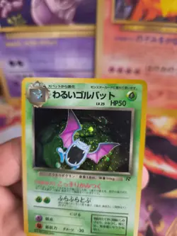 Pokemon Karte Card DARK Golbat Team Rocket Gang 1997 Holo Wotc Exc-NM Swirl - Image 3
