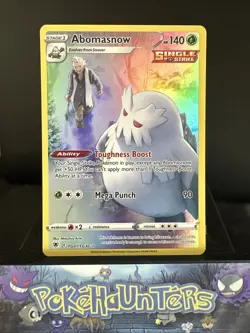 Pokemon Card Abomasnow Tg01/tg30 Trainer Gallery Astral Radiance Holo NM - Image 1