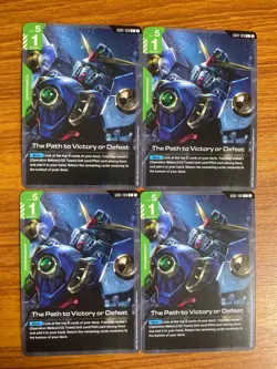 Gundam TCG Card Game GD01 109 - The Path To Victory Or Defeat - Playset - Image 1