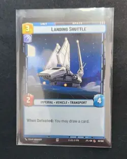 Landing Shuttle 063/262 Star Wars Unlimited TCG Card JTL Near Mint NM - Image 1