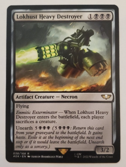 1x Lokhust Heavy Destroyer Warhammer 40K Commander MTG Magic the Gathering NM - Image 1