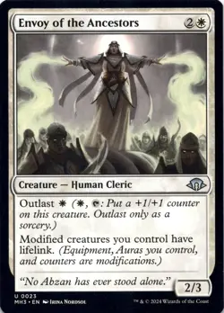 Envoy of the Ancestors Modern Horizons 3 - Magic MTG NM - Image 1