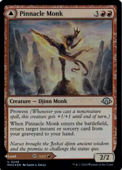Pinnacle Monk (Foil) Modern Horizons 3 - Magic MTG NM - Image 1
