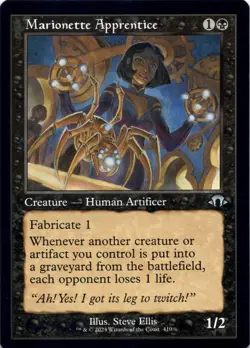 Marionette Apprentice (Retro Frame) Modern Horizons 3 - Magic MTG NM - Image 1