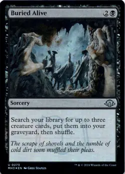 Buried Alive (Foil) Modern Horizons 3 - Magic MTG NM - Image 1