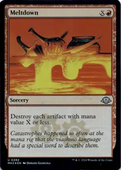 Meltdown (Foil) Modern Horizons 3 - Magic MTG NM - Image 1