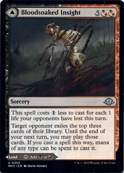 Bloodsoaked Insight Modern Horizons 3 - Magic MTG NM - Image 1
