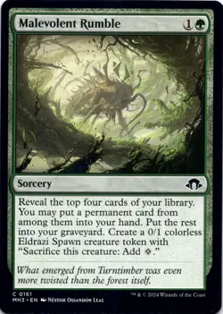 Malevolent Rumble Modern Horizons 3 - Magic MTG NM - Image 1