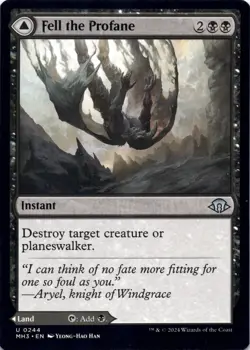 Fell the Profane Modern Horizons 3 - Magic MTG NM - Image 1