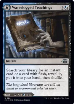 Waterlogged Teachings Modern Horizons 3 - Magic MTG NM - Image 1