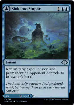 Sink into Stupor (Foil) Modern Horizons 3 - Magic MTG NM - Image 1