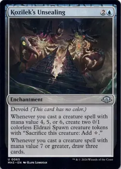 Kozilek's Unsealing Modern Horizons 3 - Magic MTG NM - Image 1