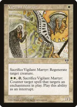 MTG - Vigilant Martyr - Mirage - X1 - (LP) - - Image 1
