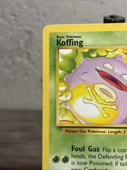 Koffing 051/102 Base Set Regular Common-Vintage-Pokemon TCG-Fast Shipping-LP! - Image 2
