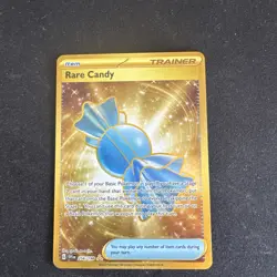 Rare Candy 256/198 Gold Effect Hyper Rare Scarlet & Violet - Pokemon TCG - Image 1