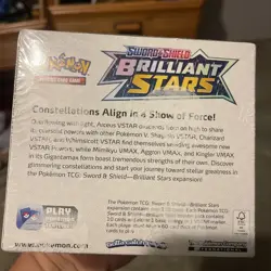 Pokemon Sword & Shield Brilliant Stars Booster Box 36 Packs New Sealed 🚚⭐ - Image 2