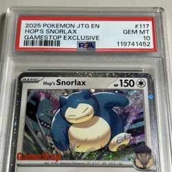 PSA 10 Hop’s Snorlax 117/159 Journey Together GameStop Stamped Promo Pokemon - Image 3