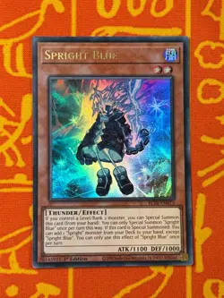 YUGIOH SPRIGHT BLUE ULTRA RARE 1ST NM BLTR-EN075 - Image 1