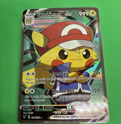 Ash’s Pikachu 036/055 English Promo Pokemon Card Near Mint Rare Anime Character - Image 1