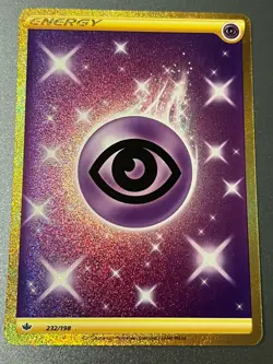 Psychic Energy - 232/198 - Gold Secret Rare - Chilling Reign - Pokemon Card - Image 1