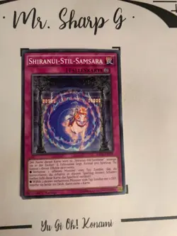 SHIRANUI-STIL-SAMSARA - 1. AUFLAGE RATE-DE074 DEUTSCH Yu-Gi-Oh! CARD COMMON - Image 2