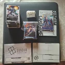 Gundam TCG Card Game Full Set C/U X8 White Beta Edit Lim Japan Dice-Promo-Token - Image 2