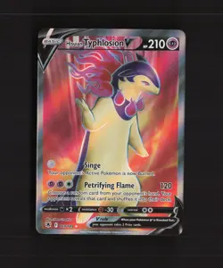 Hisuian Typhlosion V 169/189 Full Art Ultra Rare Holo Pokemon Card NM - Image 1