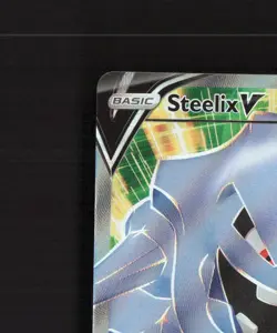 Steelix V 176/185 Vivid Voltage Full Art Ultra Rare Holo Pokemon Card NM - Image 3